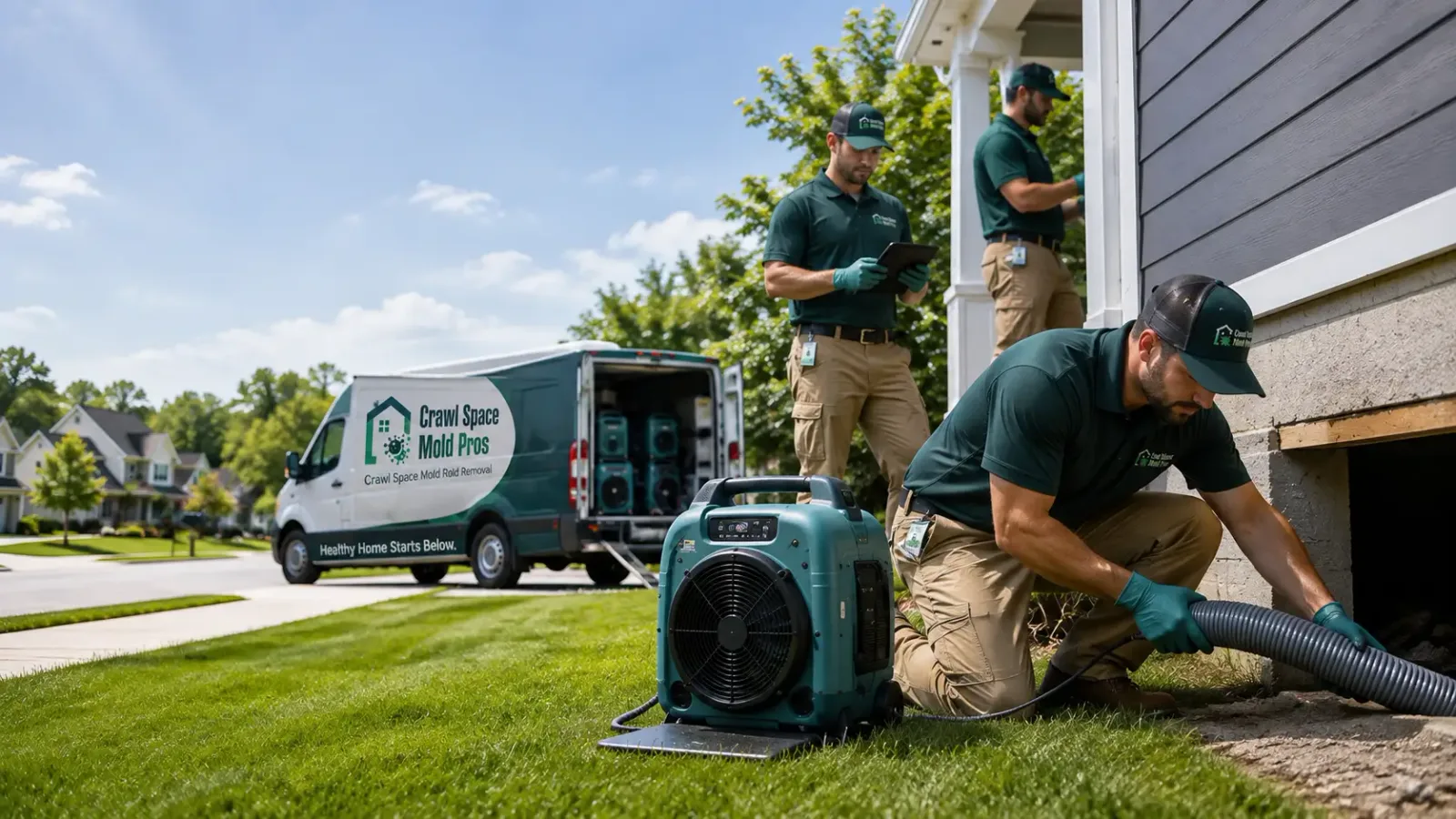 Crawl Space Mold Removal in Garrison, KY